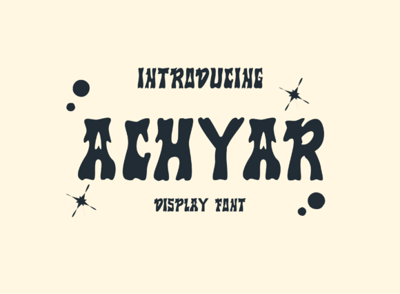 Achyar: A Modern Display Font for Editorial Elegance