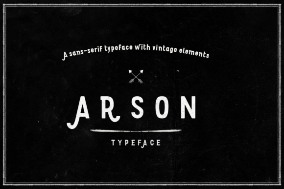 Arson: A Bold and Distinctive Display Font