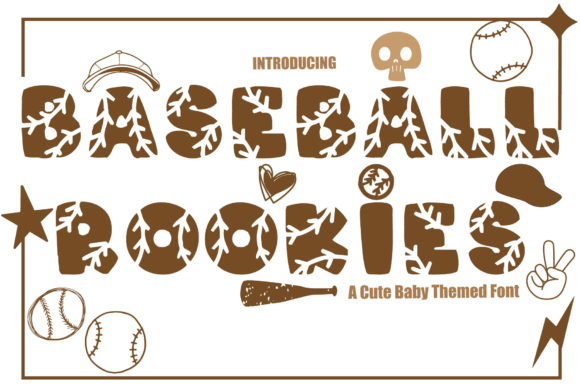 Baseball Rookies: A Playful Display Font for Editorial Design