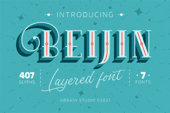 Beijin: A Quirky Display Font for Eye-Catching Editorial Design
