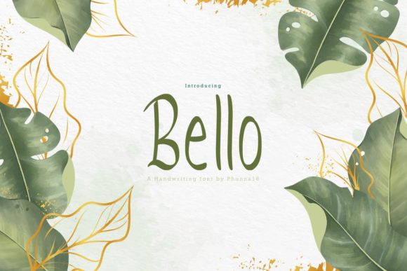 Bello: A Sweet and Friendly Display Font for Creative Projects