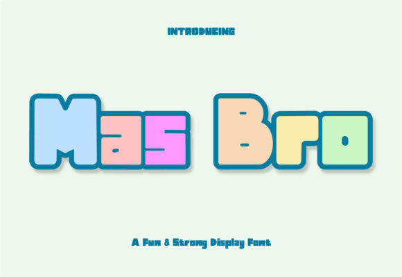 Boost Engagement with Mas Bro, the Playful Display Font