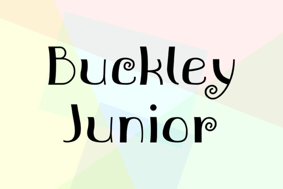 Boost Your Brand with Buckley Junior: A Versatile Display Font