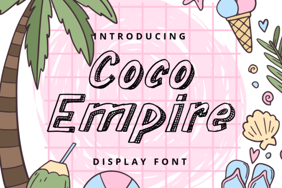 Coco Empire: A Stylish 3D Display Font for Editorial Design