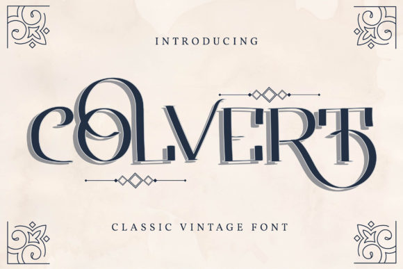 Colvert: A Premium Display Font for Impactful Branding