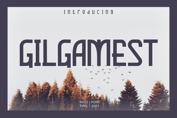 Discover Gilgamest: A Cool and Organic Display Font