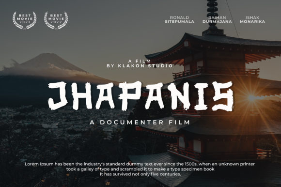 Discover Jhapanis: A Versatile Japanese-Inspired Display Font