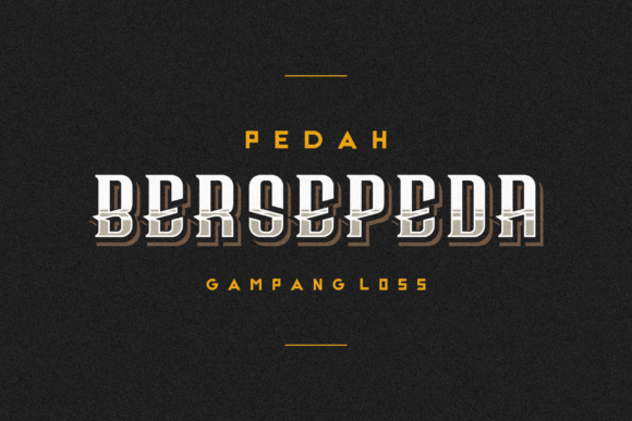 Enhance Your Brand with Bersepeda: A Premium Display Font