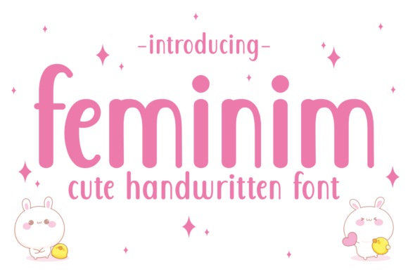 Feminim: A Charming Display Font for Web Design