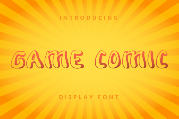 Game Comic: A Playful Display Font for Engaging Web Design