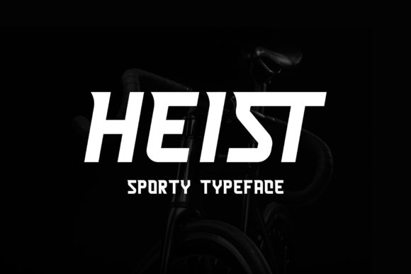 Heist: A Bold, Sporty Font for Dynamic Branding