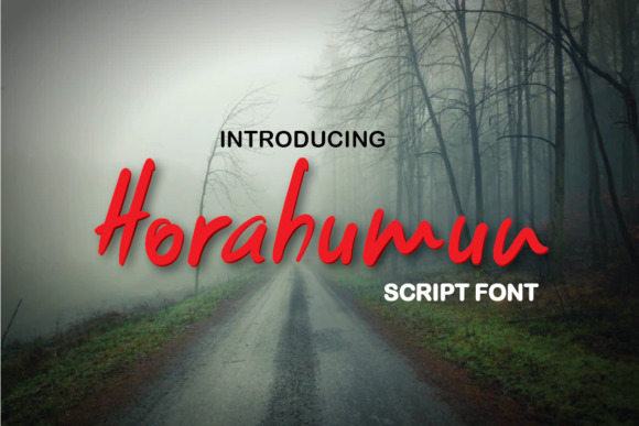 Horahumun: A Stylish Display Font for Crafters