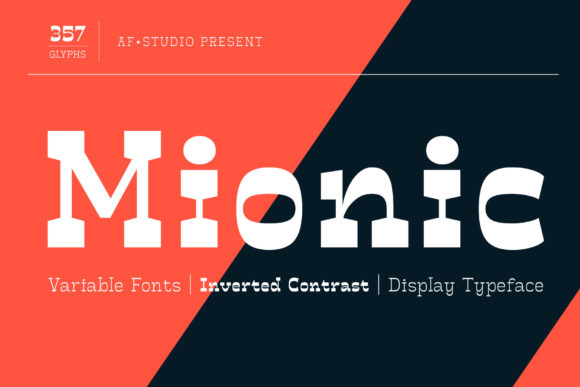 Mionic: A Unique Display Font for Editorial Design