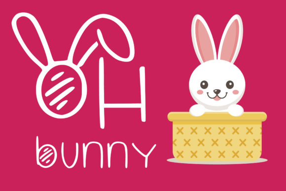 Oh Bunny: A Charming Display Font for Editorial Design