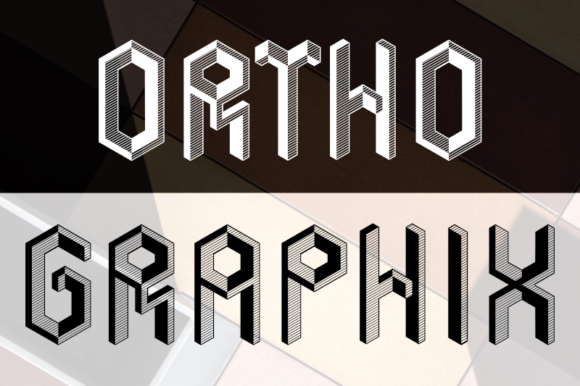 Ortho Graphix: A Bold and Unique Display Font for Web Design
