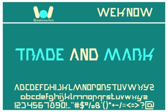 Transform Your Brand with Trade and Mark Font