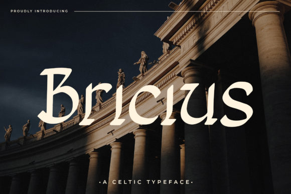 Unleash Creativity with Bricius: A Versatile Display Typeface