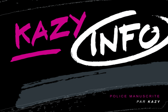 Unlock Visual Brilliance with KAZYinfo Display Font