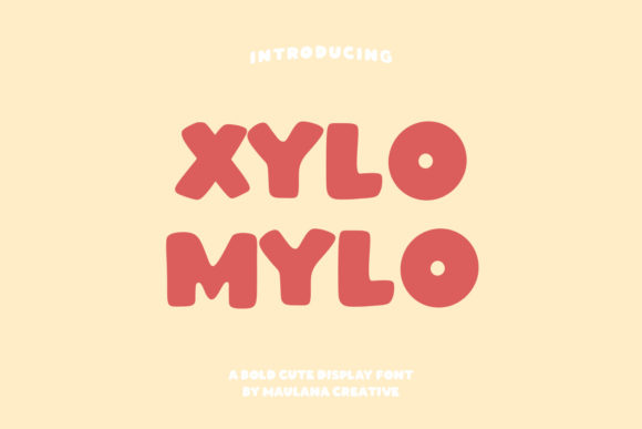 Xylomylo: A Charming Display Font for Editorial Design